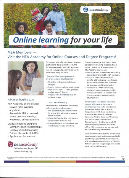 Online Learning Flyer